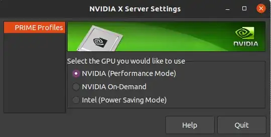 nvidia-settings