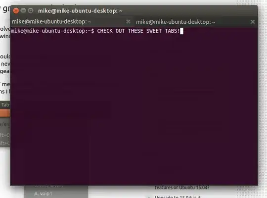 Screencap of MATE terminal