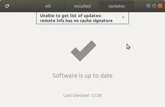 Ubuntu Software error message