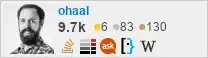 profile for ohaal on Stack Exchange, a network of free, community-driven Q&A sites