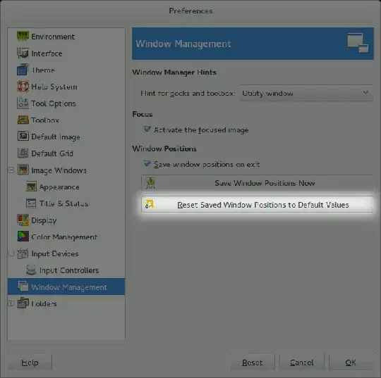 GIMP Preferences dialog GIMP Preferences dialog