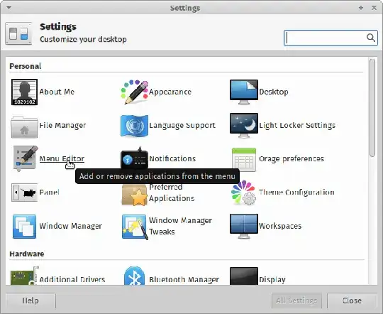 Gnome, Xfce, and Unity settings integration