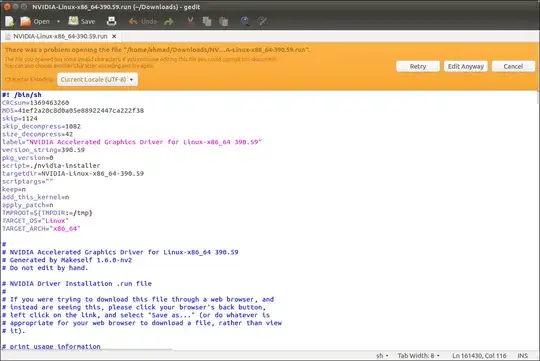 after I run the driver that I download from the official web