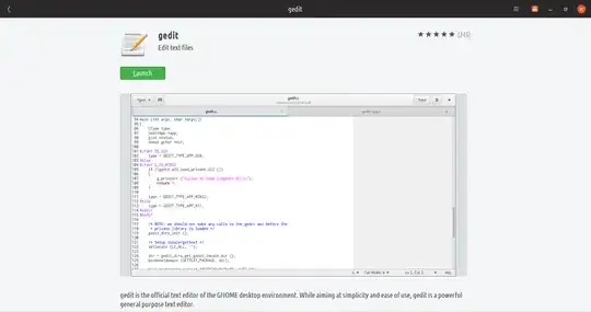 Software Center screenshot