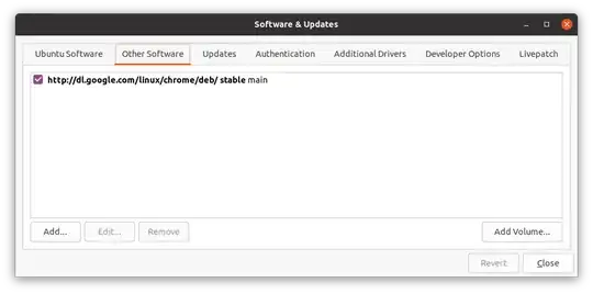 Software & Updates Control Panel