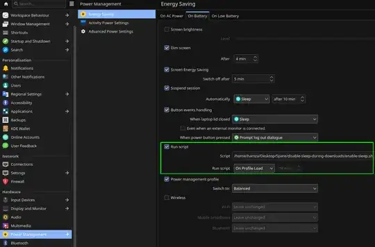 Make enable-sleep.sh run when ac-power is disconnected via the ubuntu settings