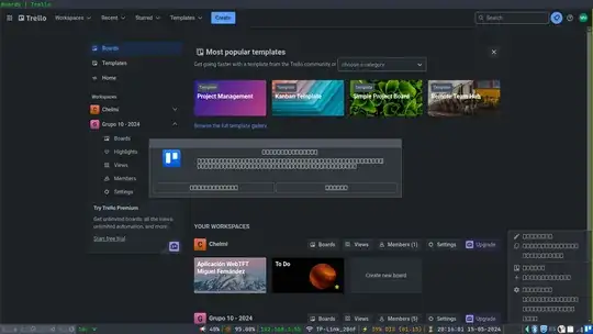 error appearing on trello
