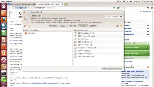 Template Section Of Ubuntu Tweak