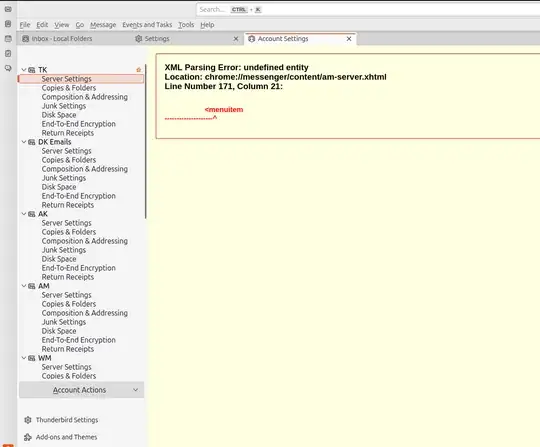 TB Server Settings Error