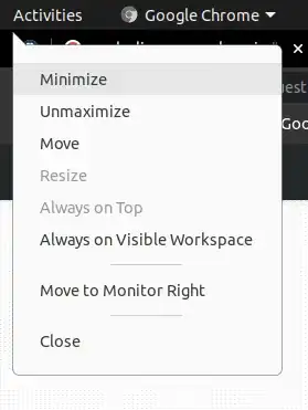 Ubuntu 20.04 Window context menu not having underlined access keys