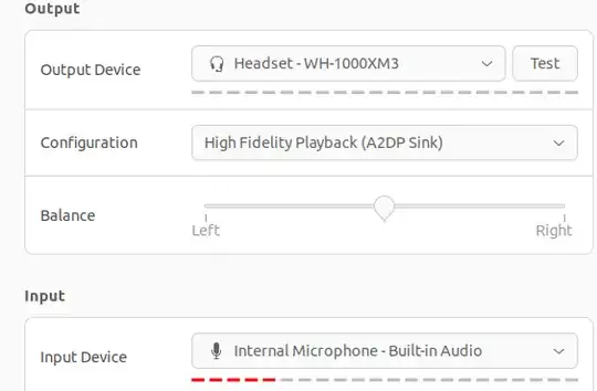 Audio settings picture