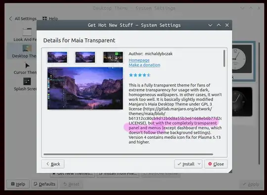 Theme offering transparency