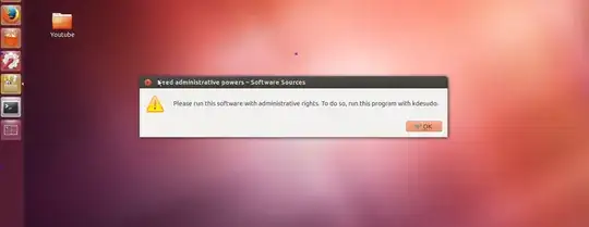 this is the screenshort of the error message.