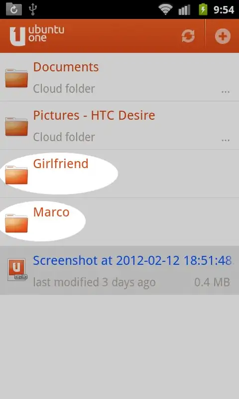 Android app screenshot