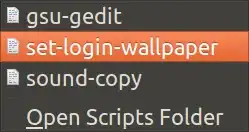Nautilus set-login-wallpaper Drop Down
