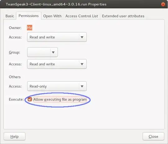 Allow execution file as program