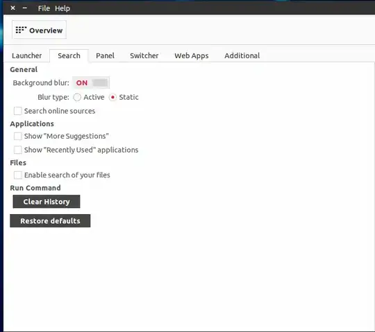 The following screenshot shows some settings that help speed it up dramatically