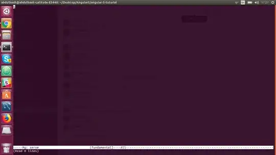 This editor opens after typing the command and pressing enter