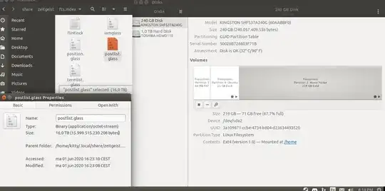 Nautilus and Disks screenshot