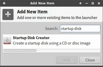 Startup Disk Creator desktop item