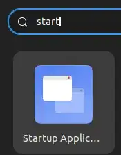 Startup Application Preferences