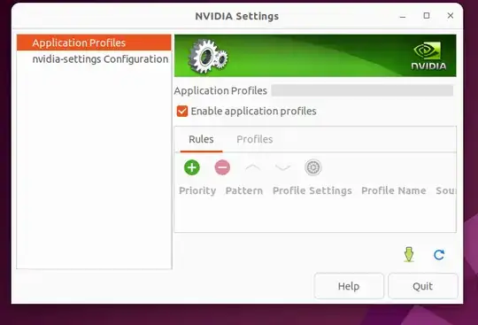 NVIDIA 1 after reboot