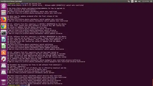 my sources.list file