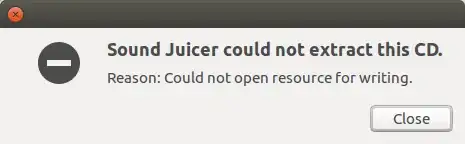 "Could not open device for writing"