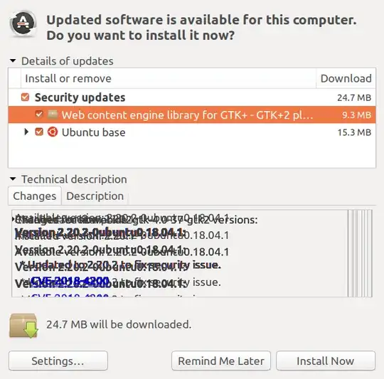 Glitch in Software Update