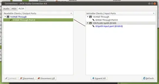 jack connections: alsa tab, after connection