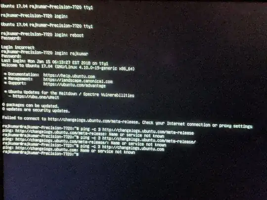 cant connect to ubuntu