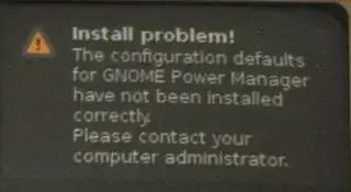 Error Message Screenshot