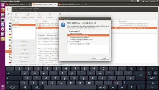 the package prompted to remove these 4