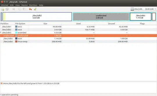 resize extended partition