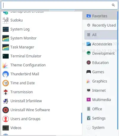 Thunar does not show up in applications list