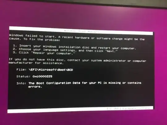 After Clicking Windows Boot Manager