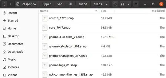 ![contents of mkusb snaps folder