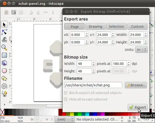 Inkscaping the XChat icon