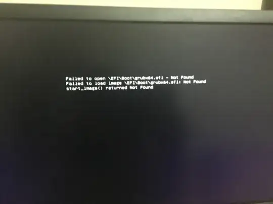 After Clicking Windows Boot UEFI fbx64.efi inside Grub Loader