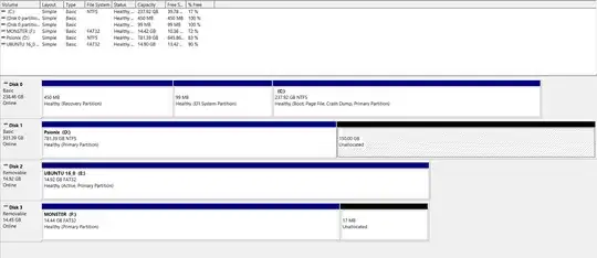 my disk management page
