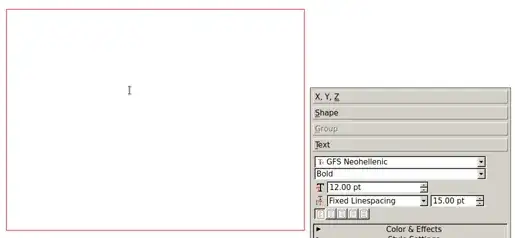using the greek keyboard in scribus with debian