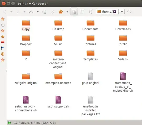 Konqueror Files View