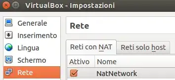 VirtualBox network configuration 1