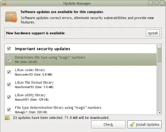Update Manager Screenshot