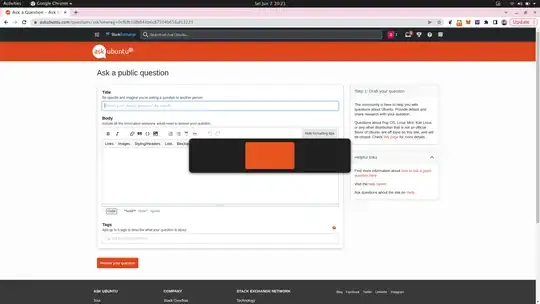 window between workspace