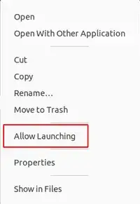Allow launching