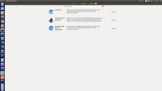 When I search for Chromium in Ubuntu Software, There are 2 images. Which one Do I select?
