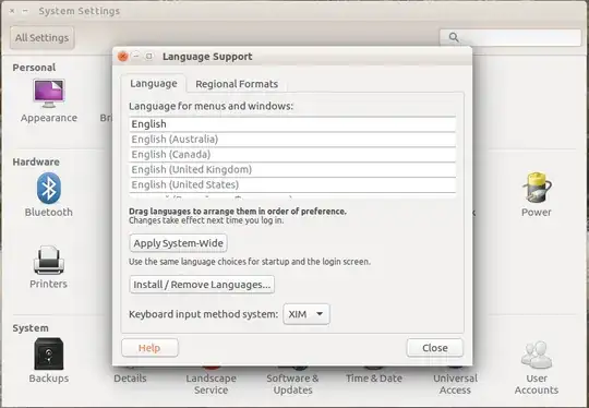 Keyboard input method system: XIM