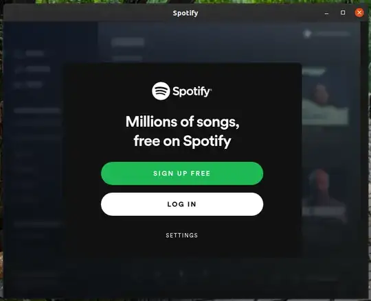 spotify window