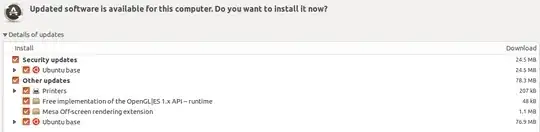Software Updates packages